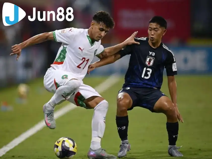 U17 Nhật Bản vừa đánh bại U17 Ma Rốc với tỉ số 2-0 (Ảnh: Goal) U17 Nhật Bản vừa đánh bại U17 Ma Rốc với tỉ số 2-0 (Ảnh: Goal)